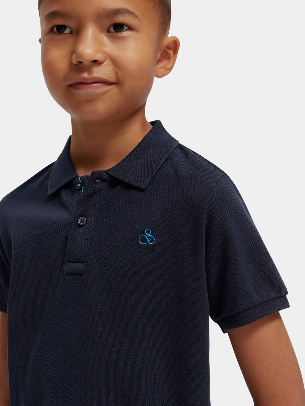 boys navy polo