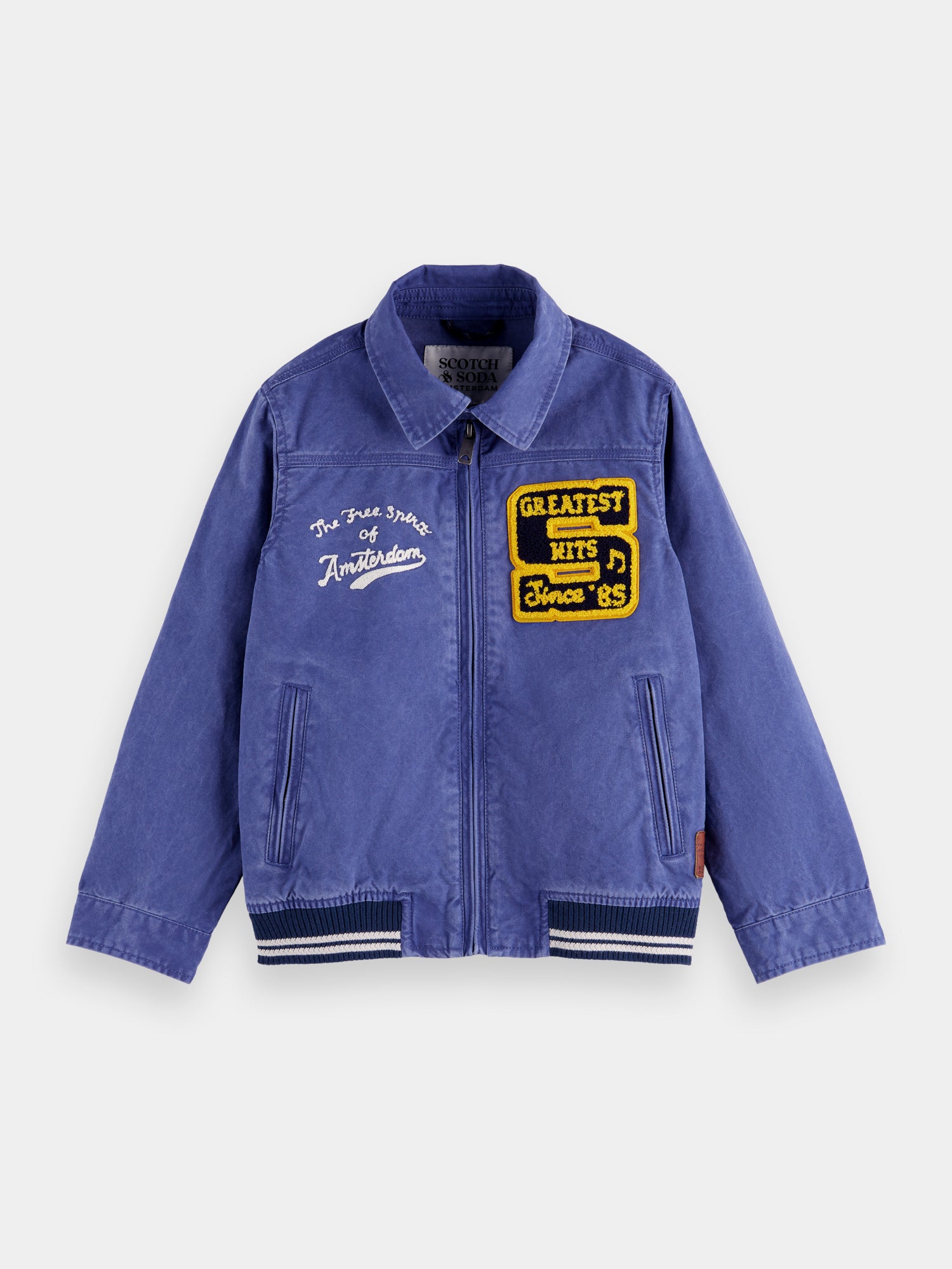 Varsity style aviator jacket - Scotch & Soda AU