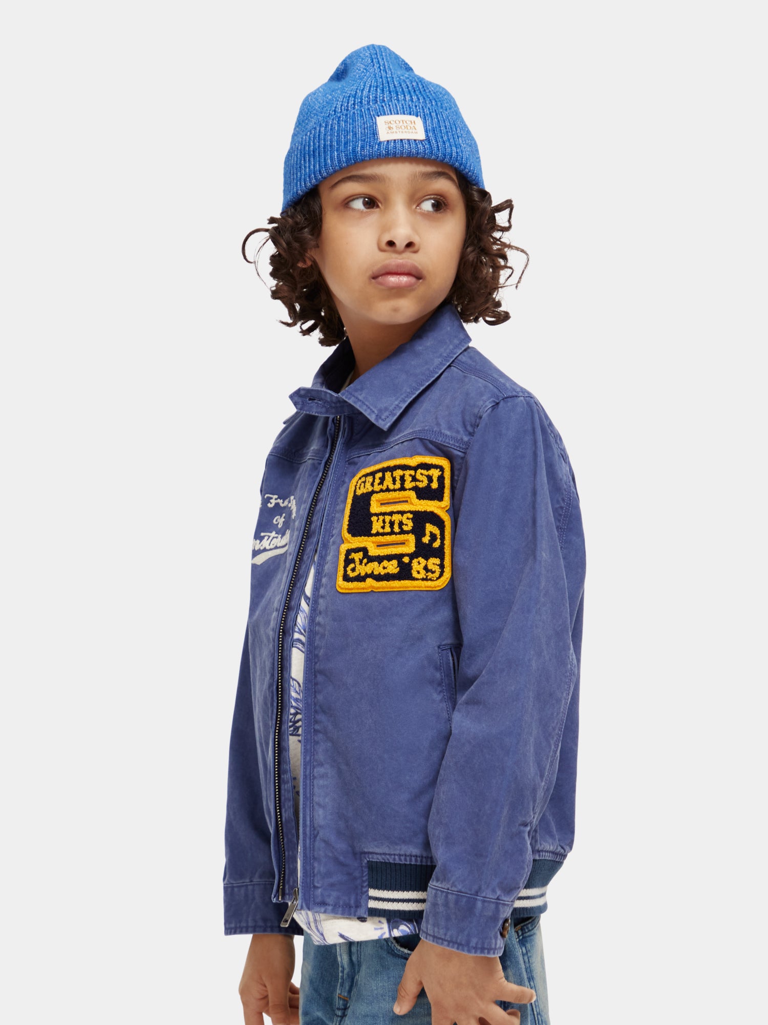 Varsity style aviator jacket - Scotch & Soda AU