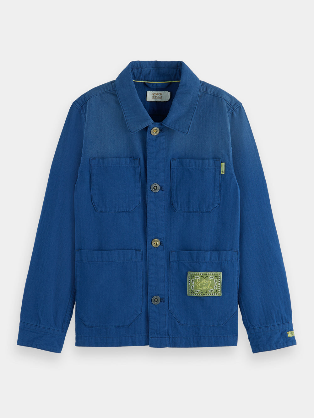 Embroidered utility overshirt - Scotch & Soda AU