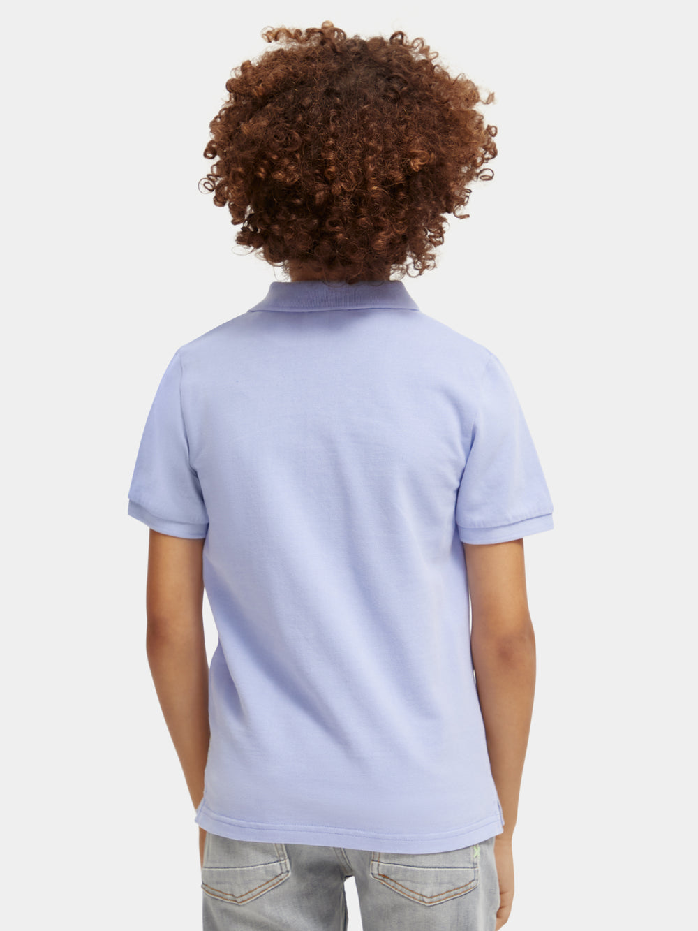 Garment-dyed short sleeved pique polo shirt - Scotch & Soda AU