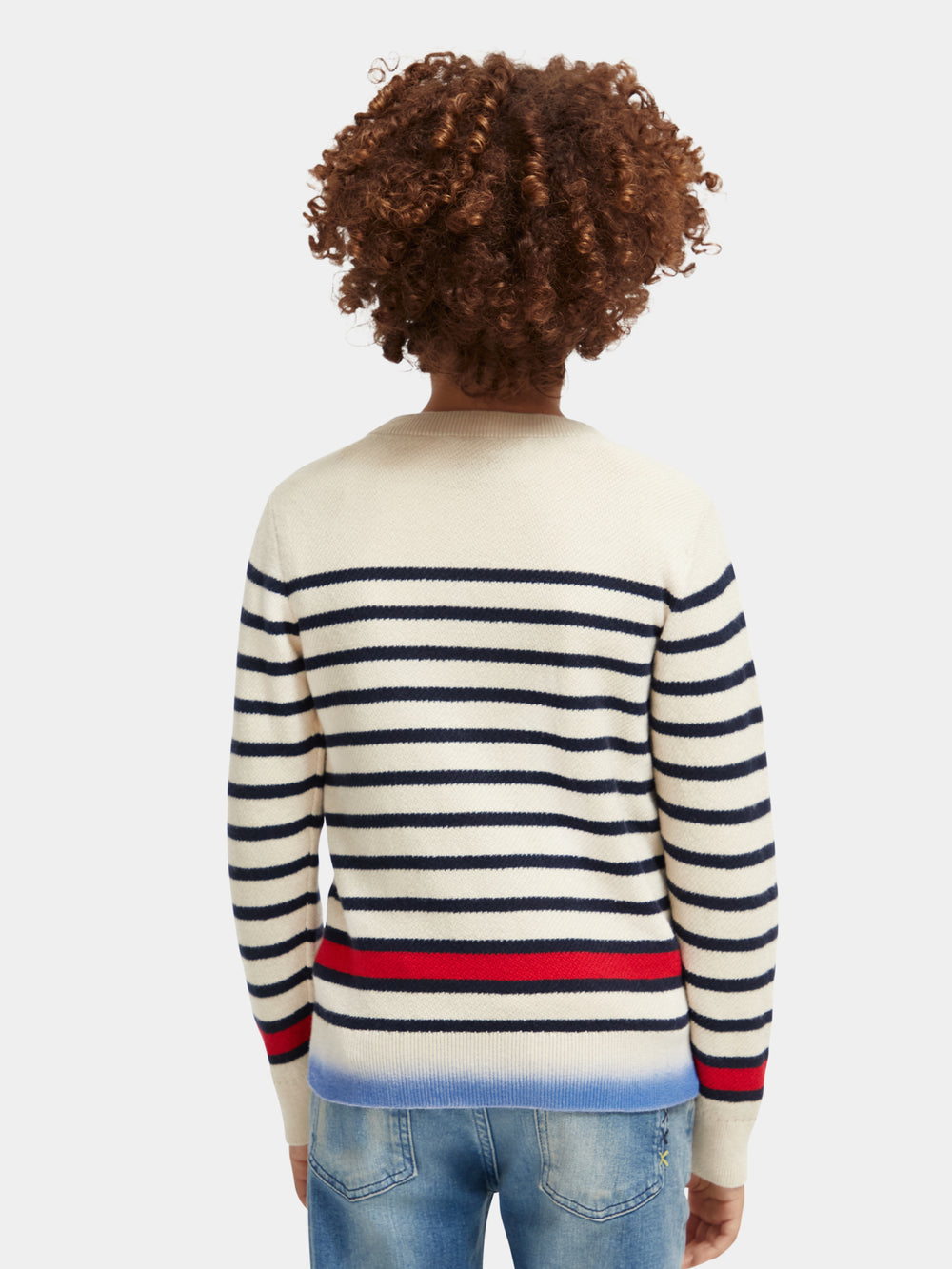 Striped crewneck sweater - Scotch & Soda AU