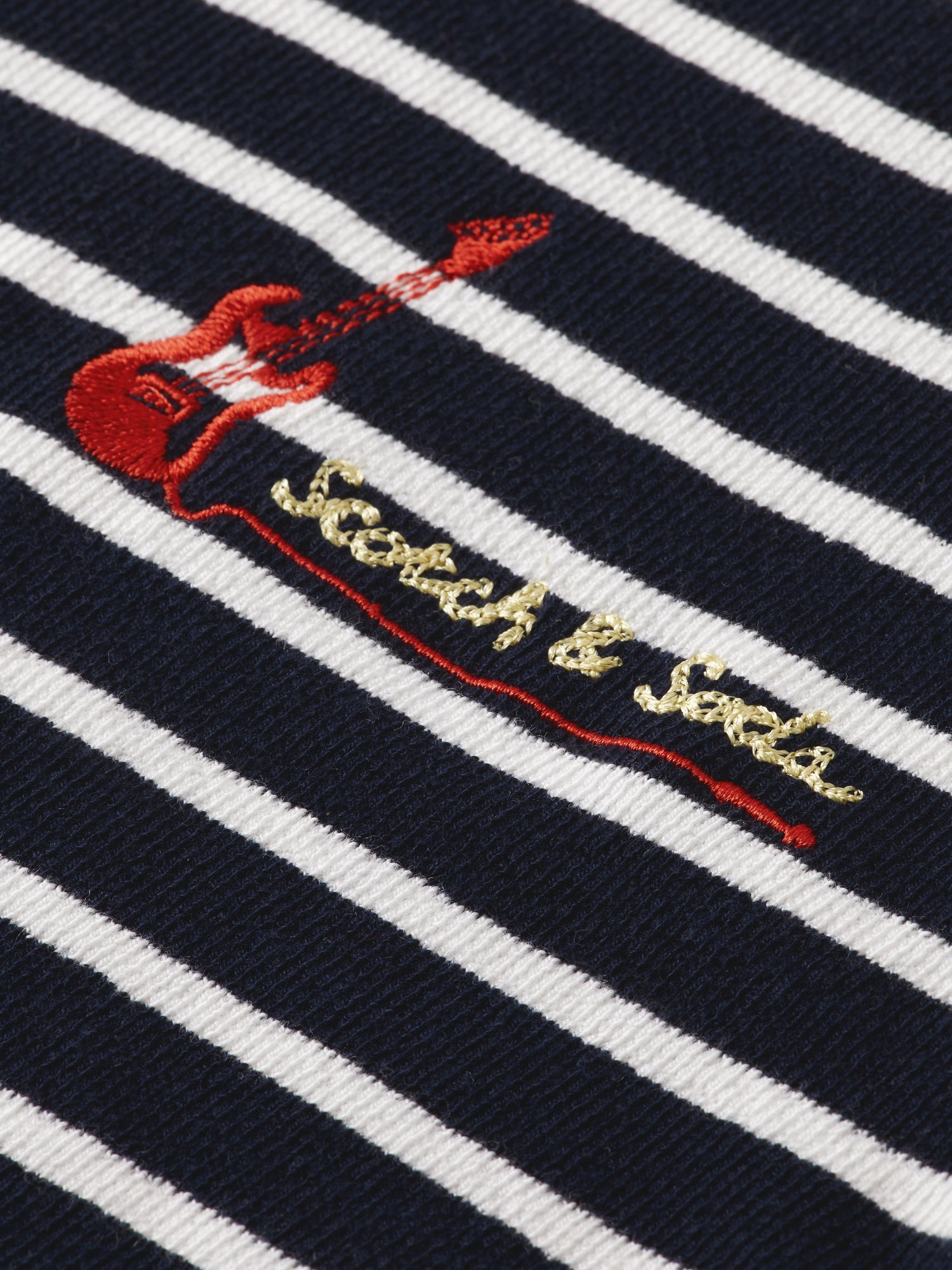 Yarn-dyed striped long sleeved t-shirt - Scotch & Soda AU