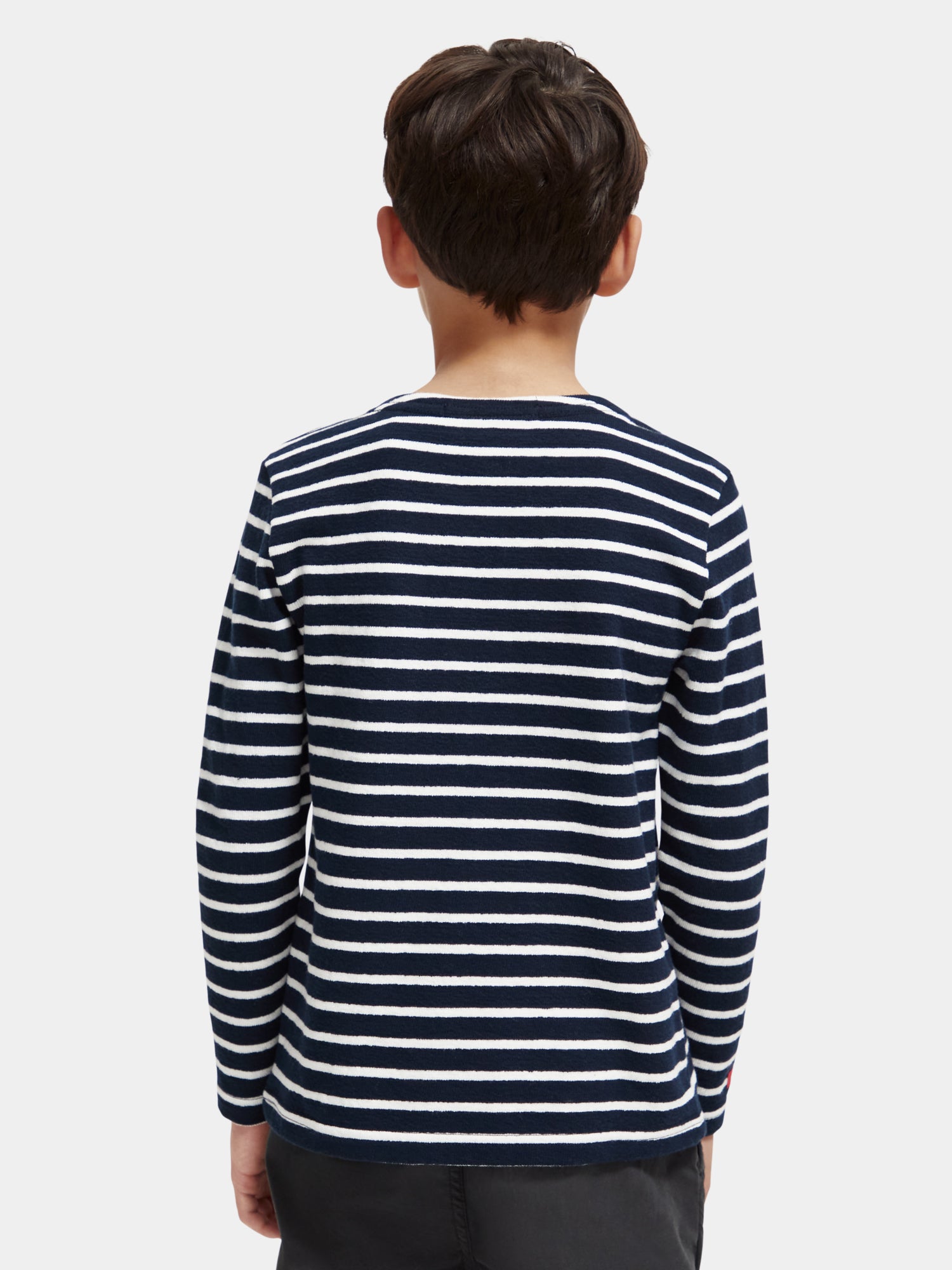 Yarn-dyed striped long sleeved t-shirt - Scotch & Soda AU