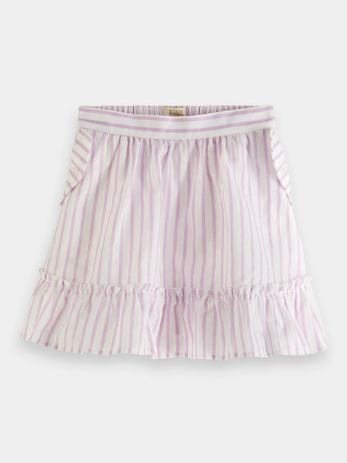 Striped mini wrap skirt - Scotch & Soda AU