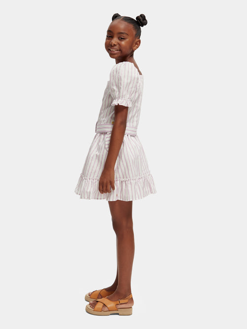 Striped mini wrap skirt - Scotch & Soda AU