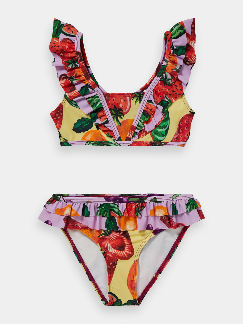 Allover printed ruffle bikini set - Scotch & Soda AU