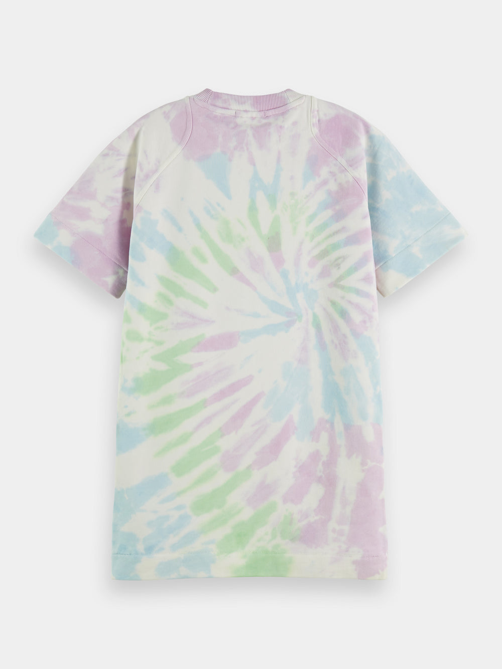 Tie-dye organic cotton mini sweat dress - Scotch & Soda AU