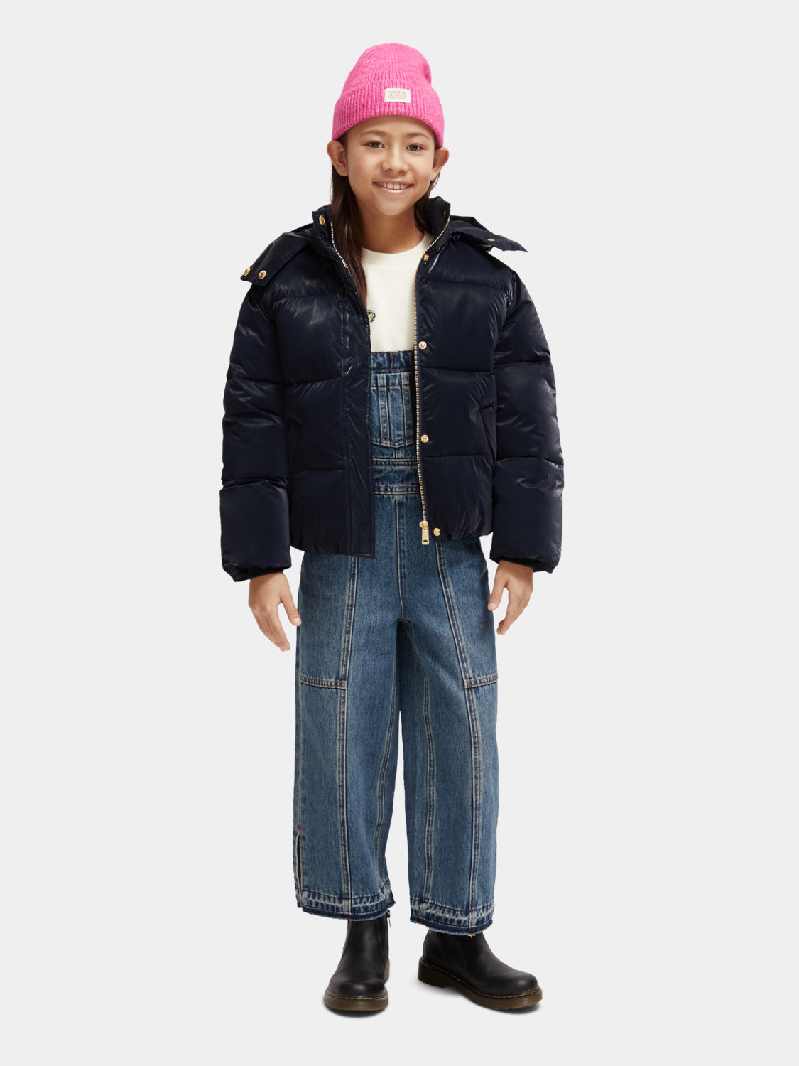 Kids - Shiny puffer jacket - Scotch & Soda AU