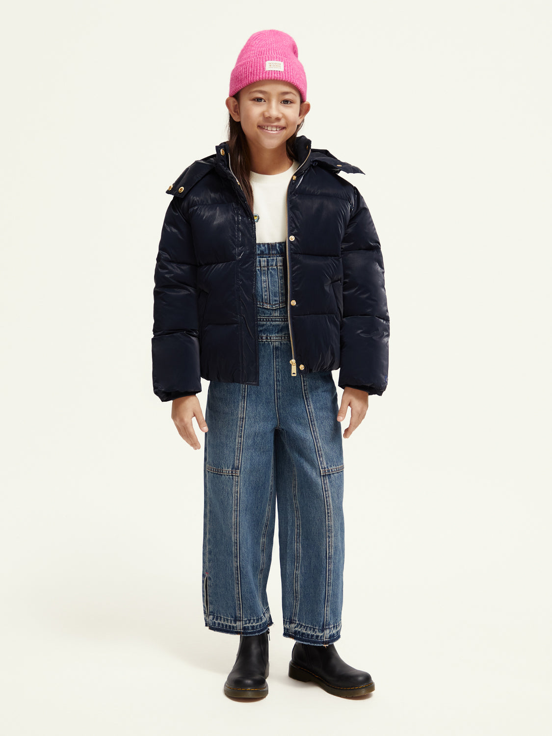 Kids - Shiny puffer jacket - Scotch & Soda AU