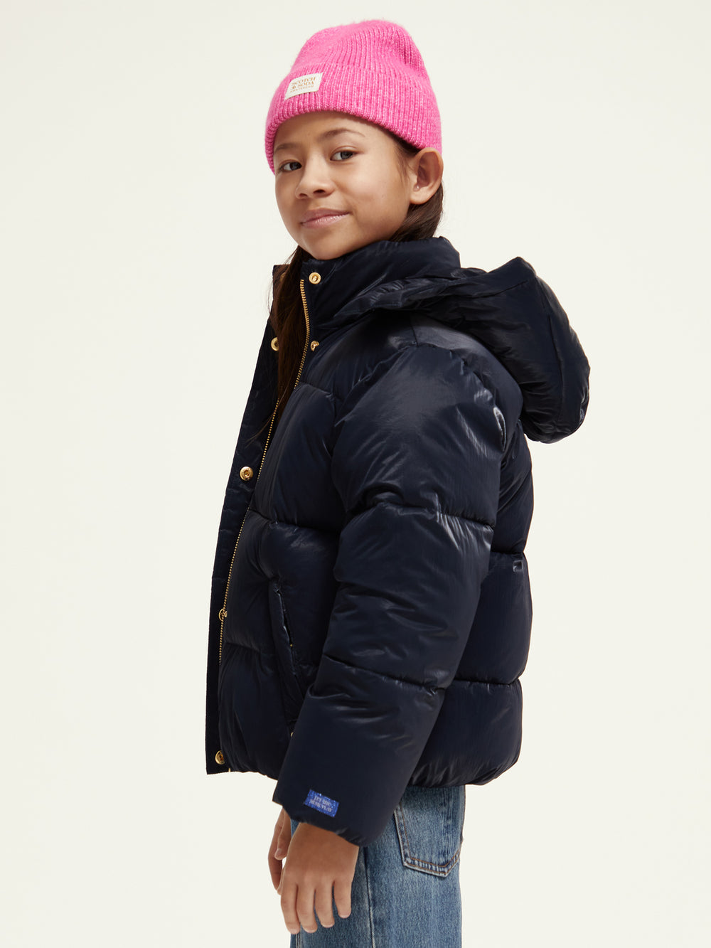 Kids - Shiny puffer jacket - Scotch & Soda AU