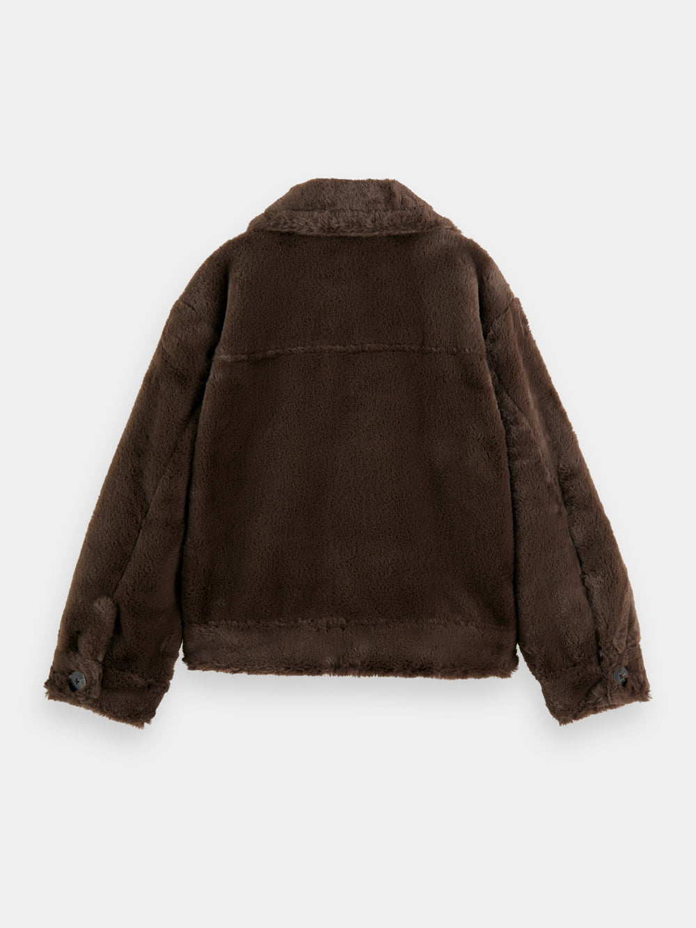 Kids - Faux fur trucker jacket - Scotch & Soda AU