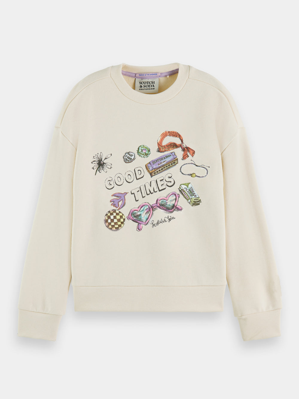 Kids - Loose-fit artwork sweatshirt - Scotch & Soda AU