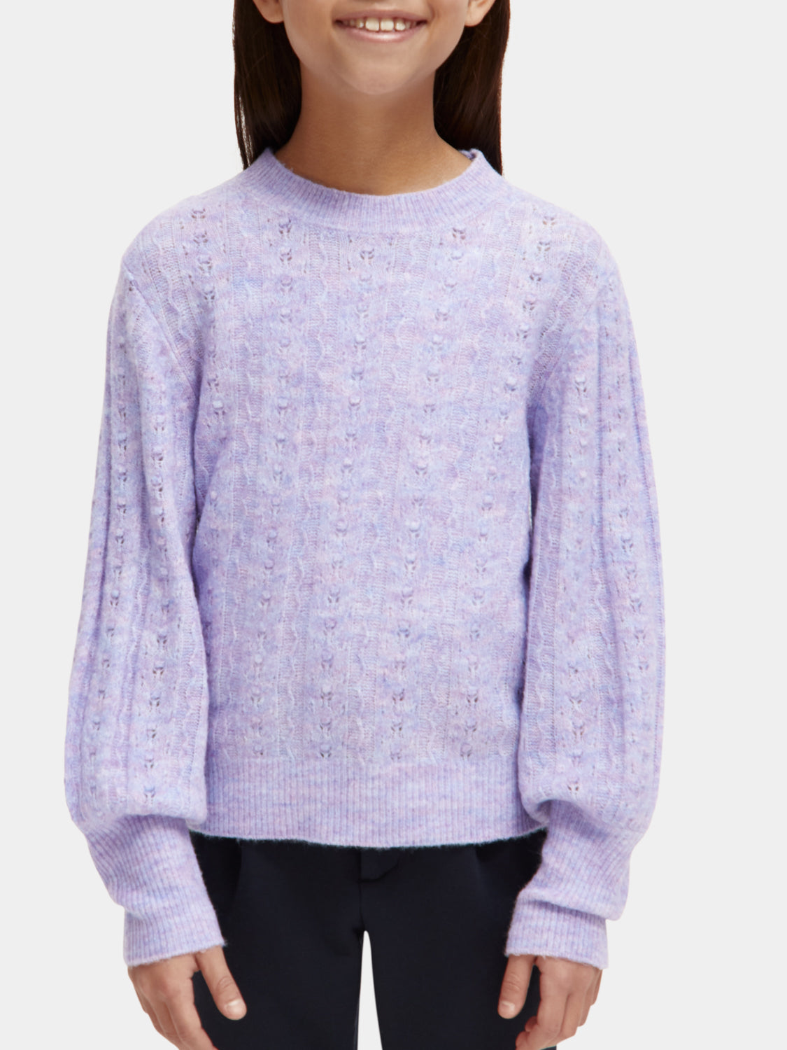 Kids - Knitted structured pullover - Scotch & Soda AU