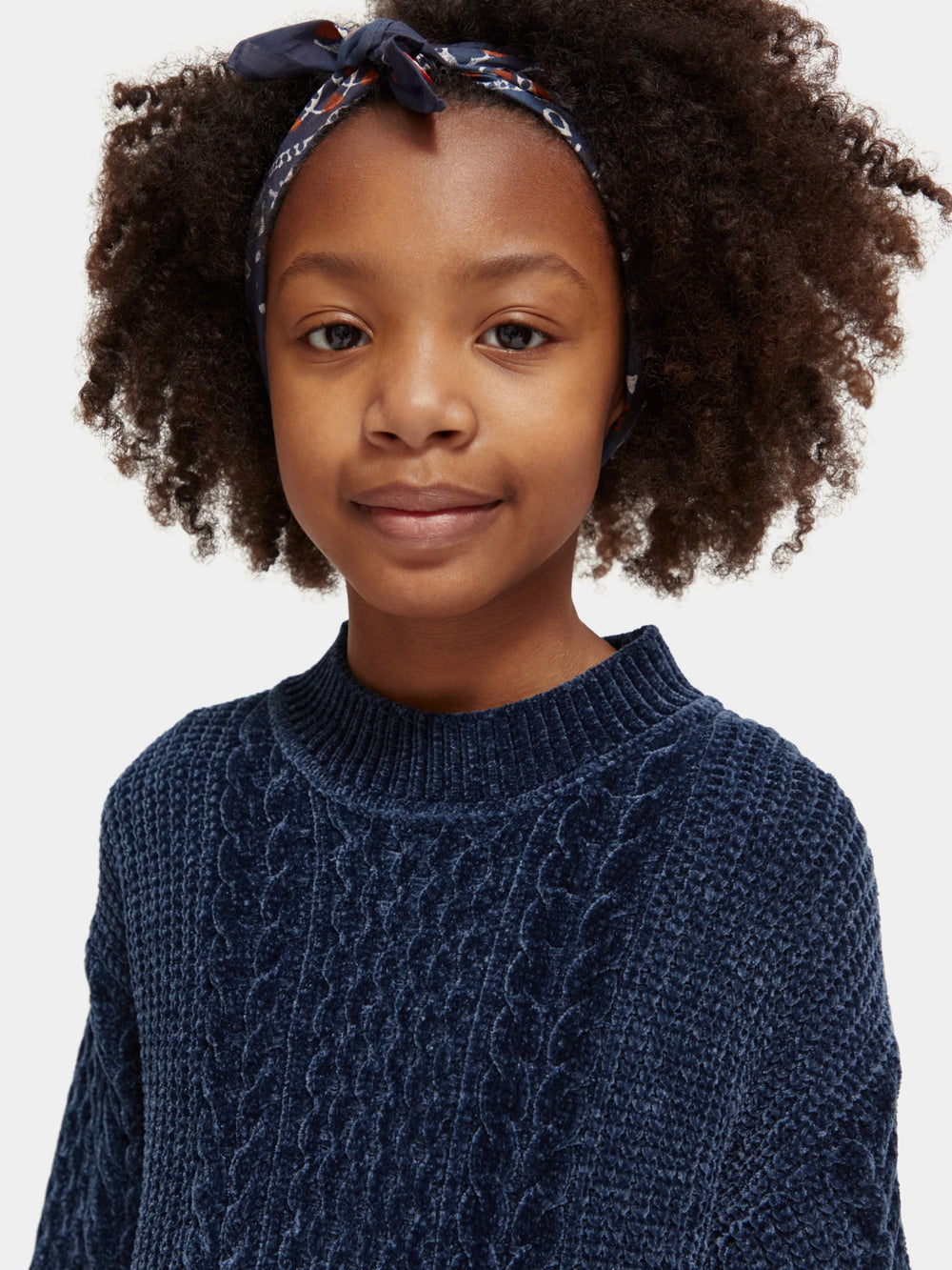 Kids - Chenille cable knit pullover - Scotch & Soda AU