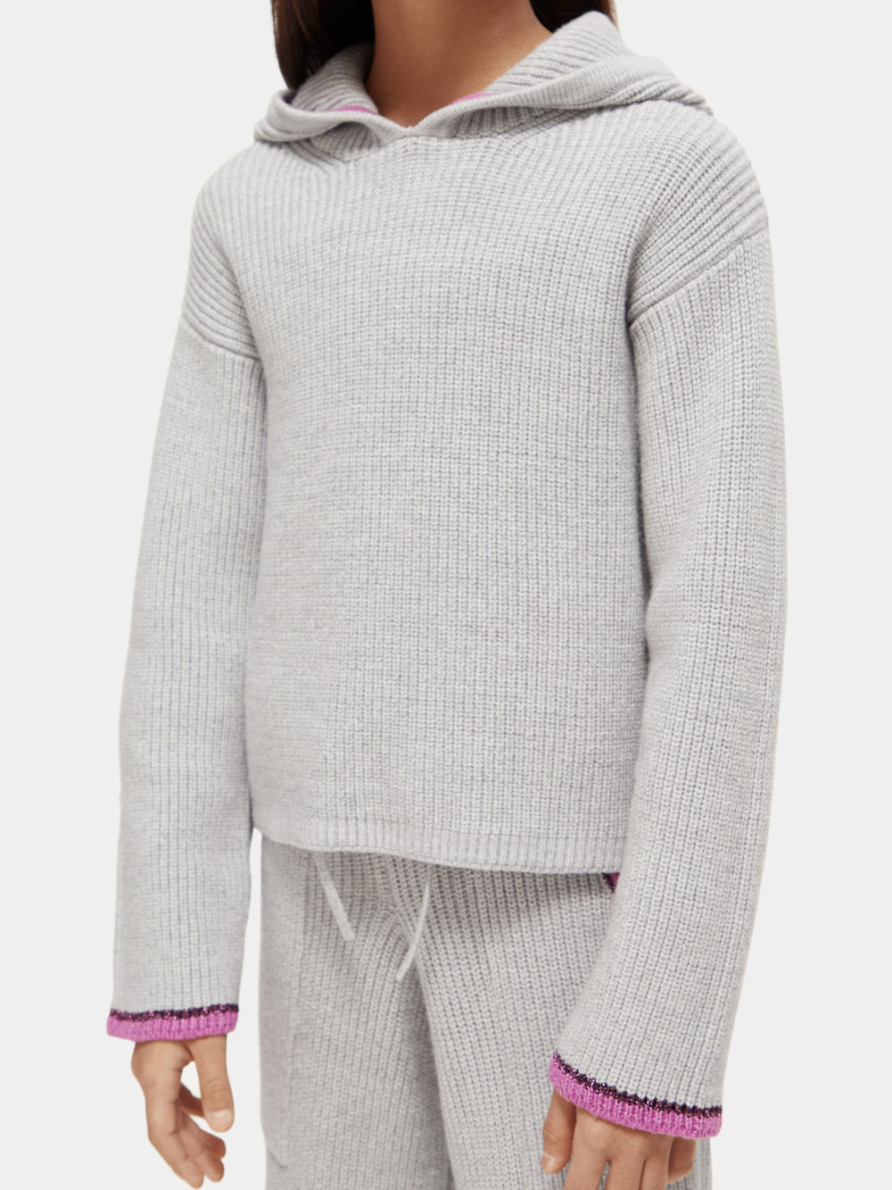 Kids - Hooded tipping detail pullover - Scotch & Soda AU