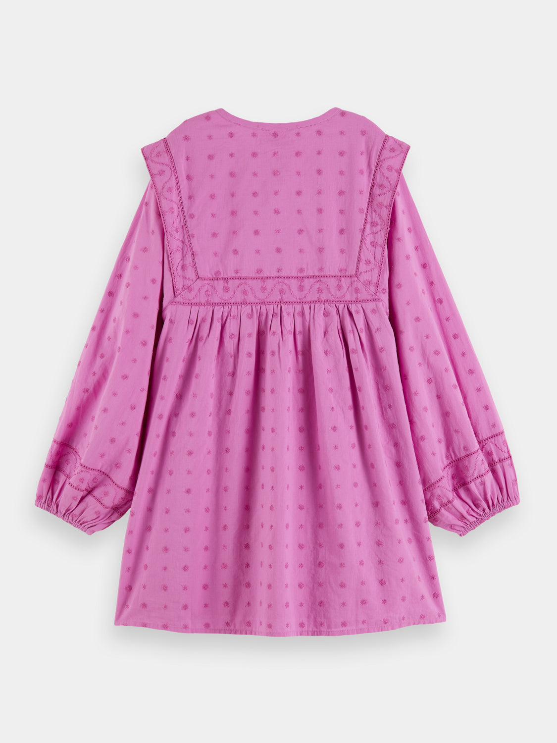 Kids - Broderie anglaise panel dress - Scotch & Soda AU