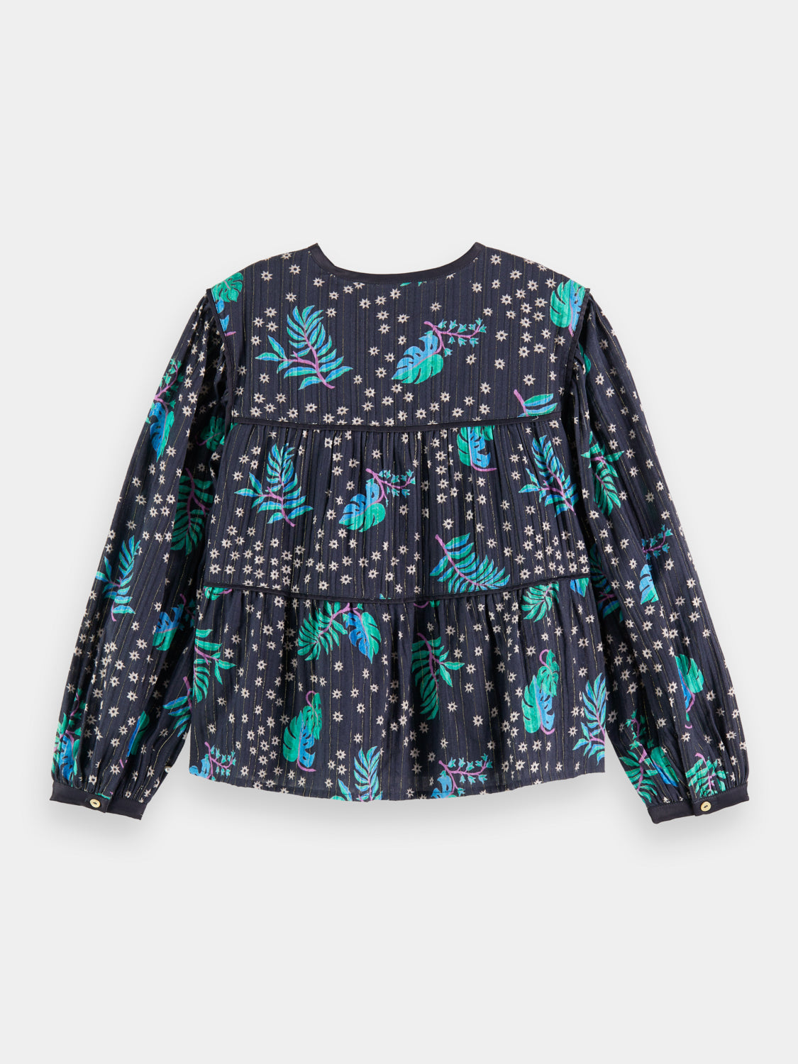 Kids - All-over printed satin binding top - Scotch & Soda AU