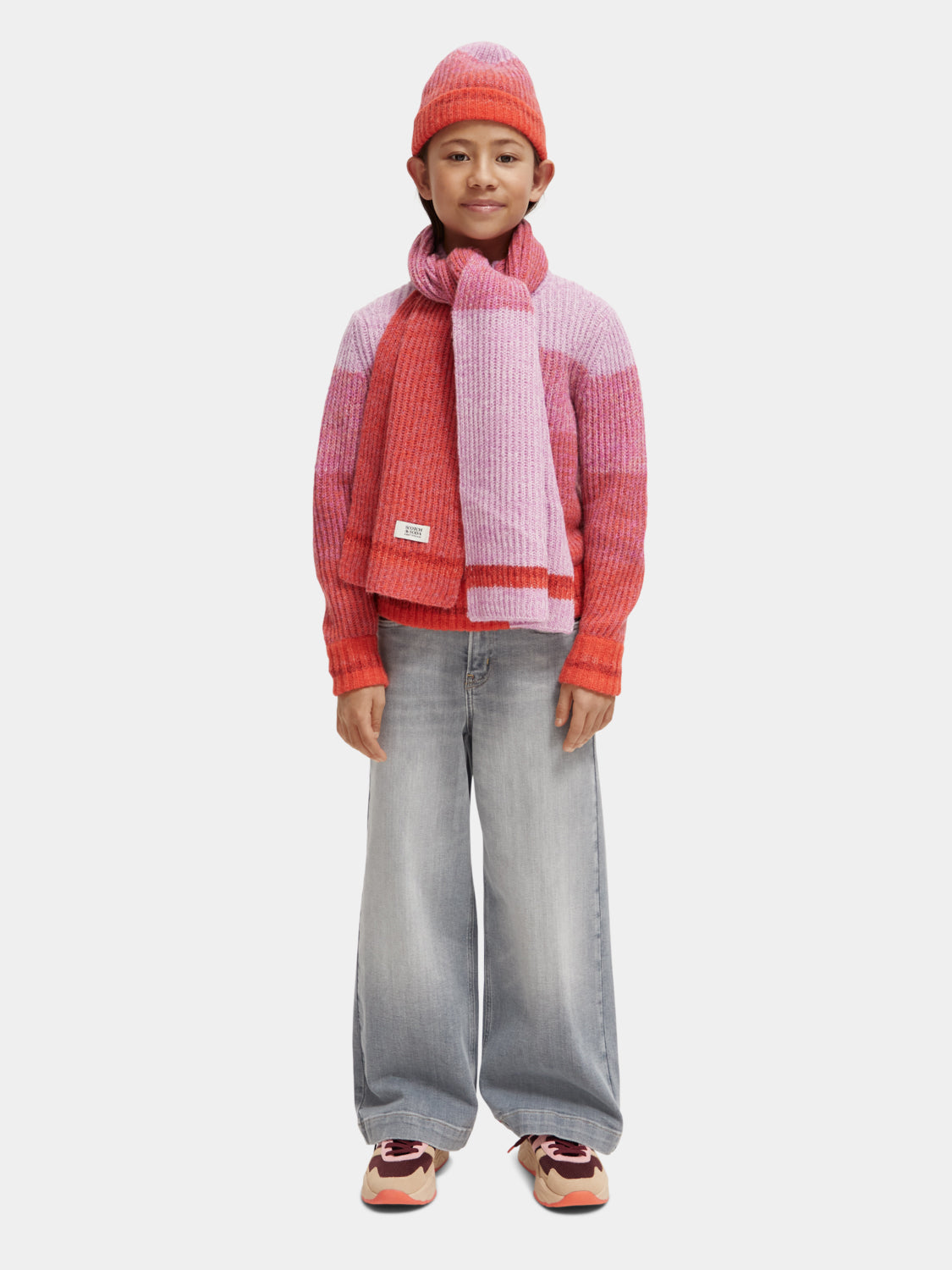 Kids - Knitted gradient scarf - Scotch & Soda AU