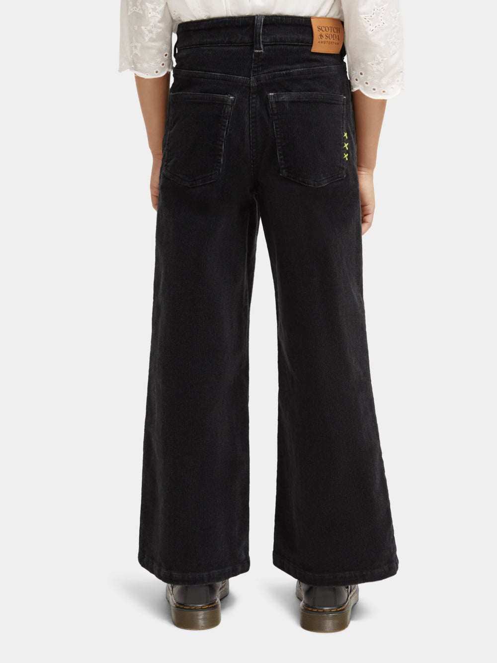 Kids - Wave high-rise super wide-leg pants - Scotch & Soda AU