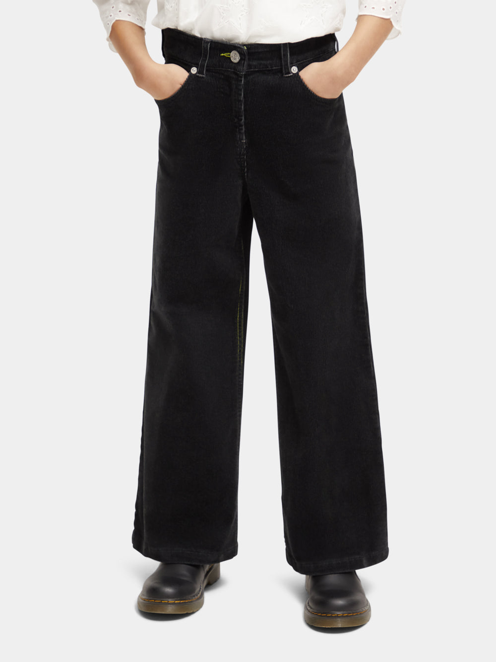 Kids - Wave high-rise super wide-leg pants - Scotch & Soda AU