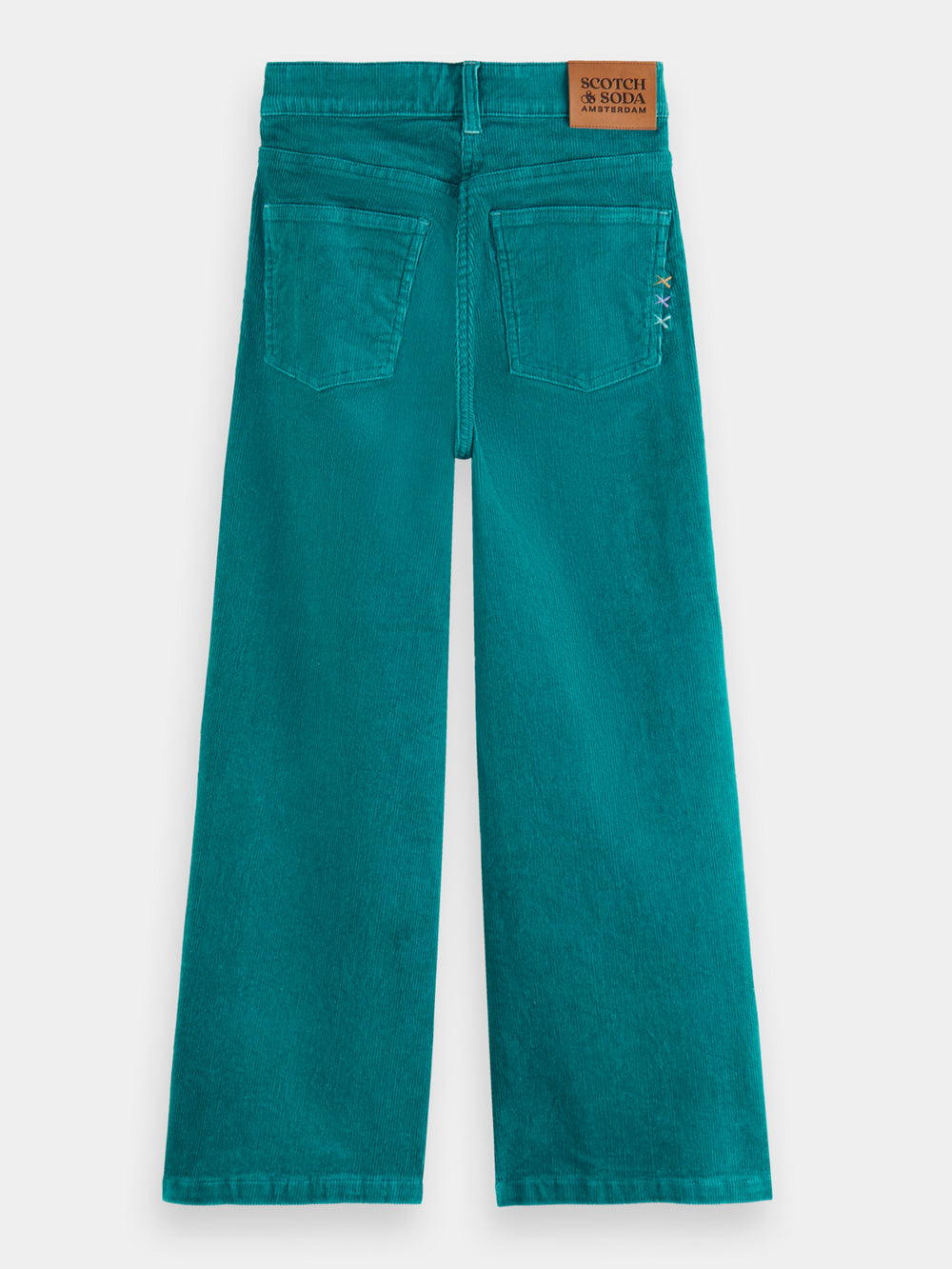 Kids - Wave high-rise super wide-leg pants - Scotch & Soda AU