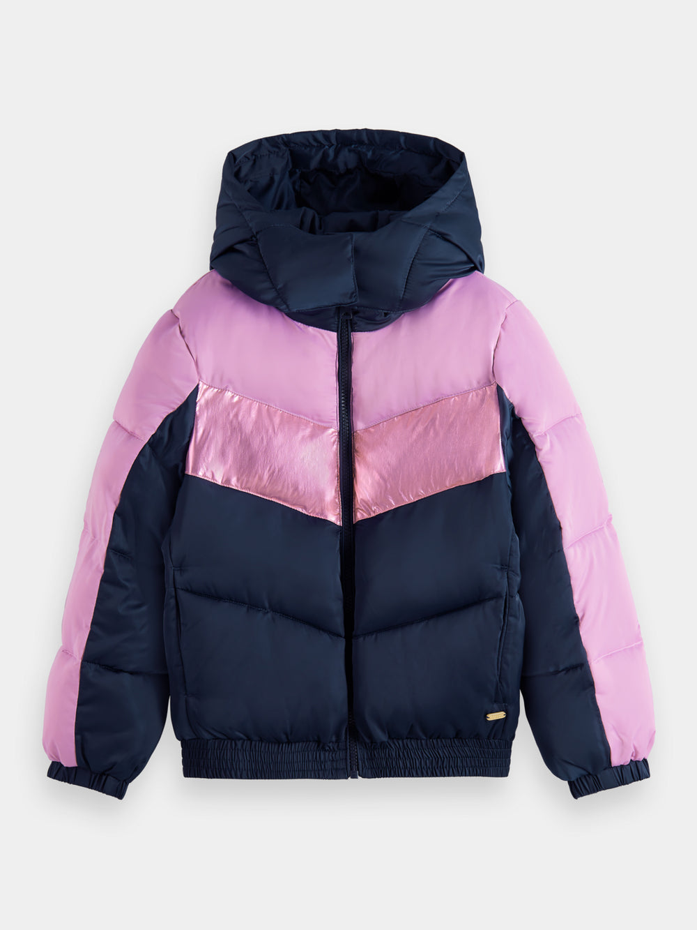 Kids - Metallic colourblock jacket - Scotch & Soda AU