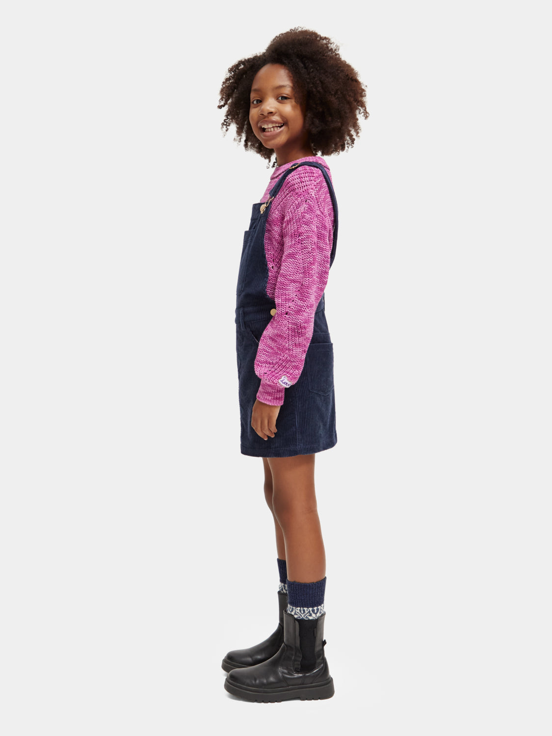 Kids - Corduroy dungaree dress - Scotch & Soda AU