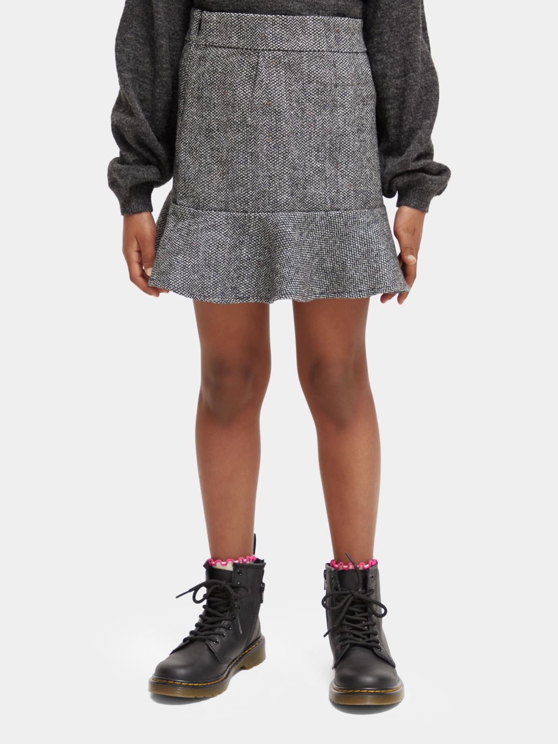 Kids - Herringbone mini skirt - Scotch & Soda AU