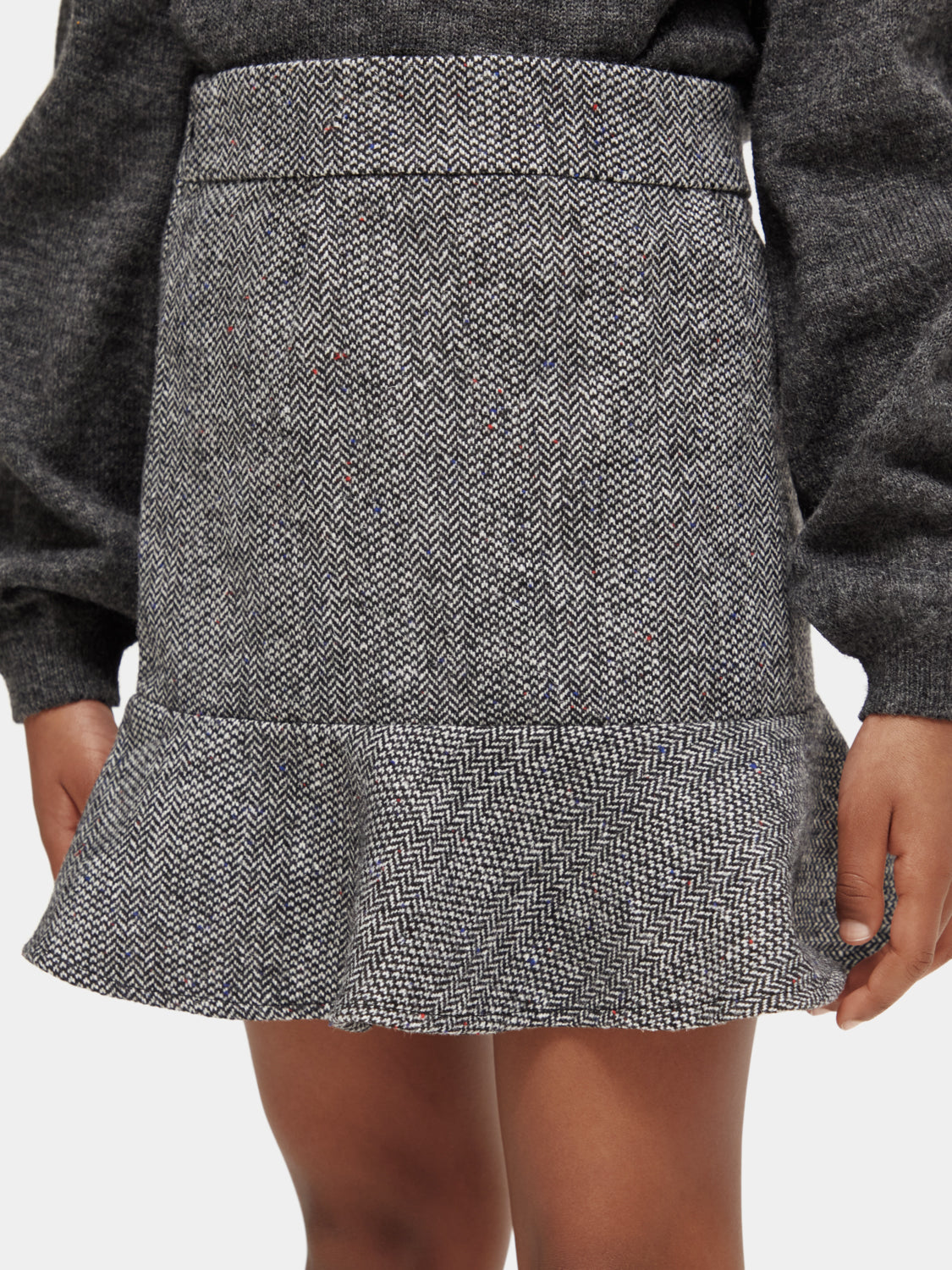 Kids - Herringbone mini skirt - Scotch & Soda AU