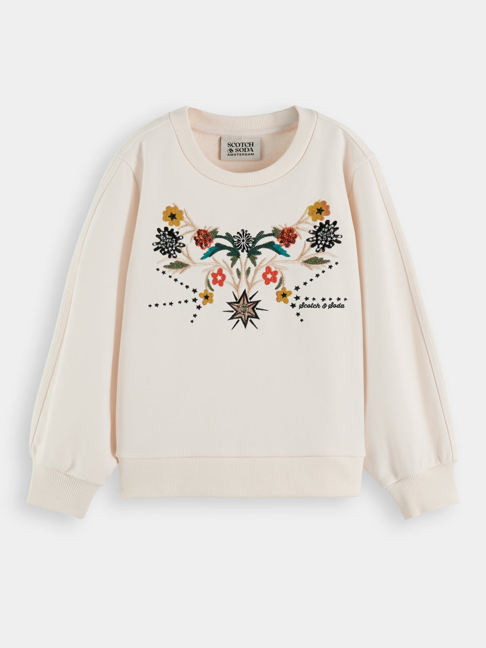 Kids - Embroidered sweatshirt - Scotch & Soda AU