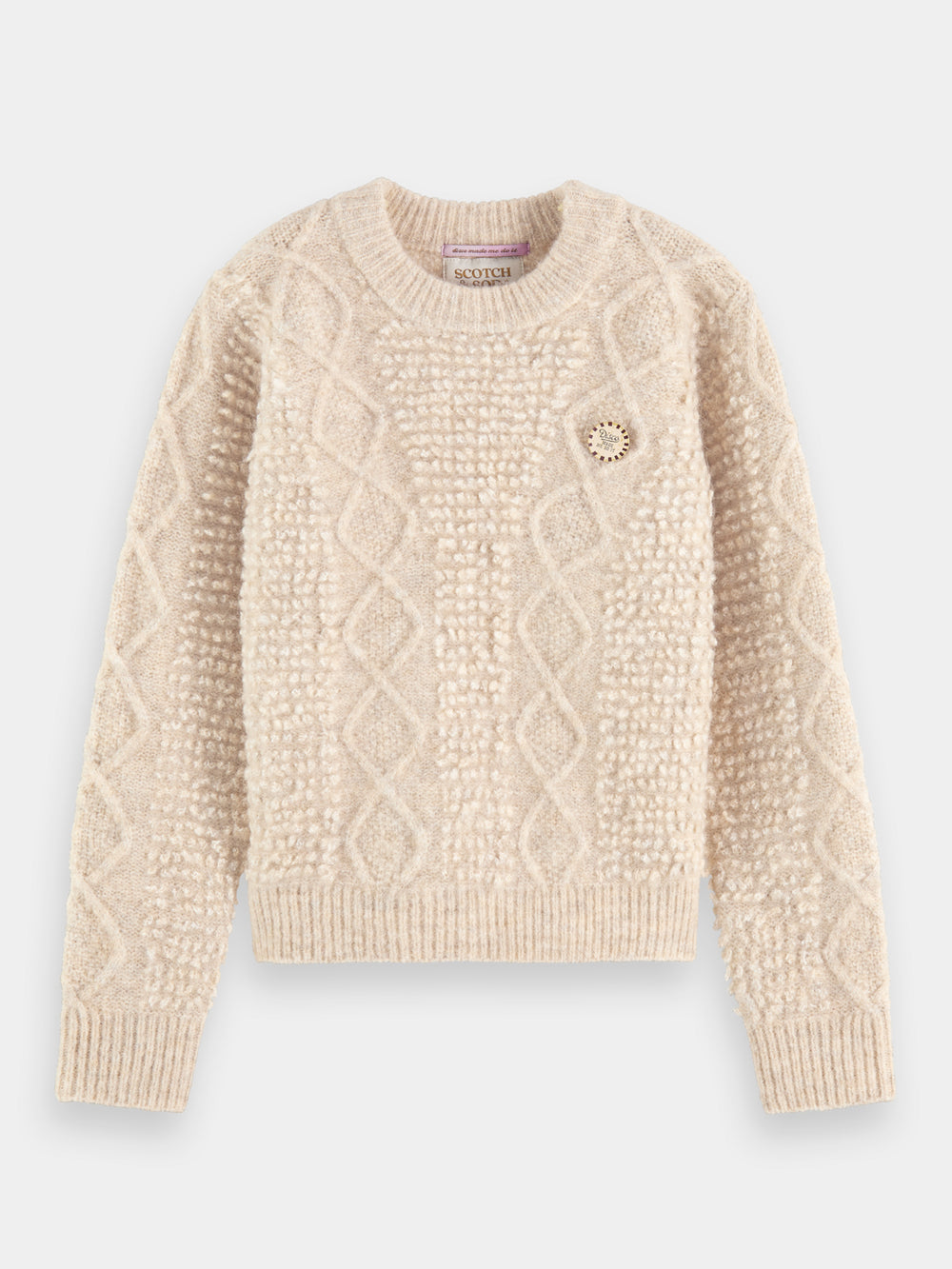 Kids - Cable knit pullover - Scotch & Soda AU