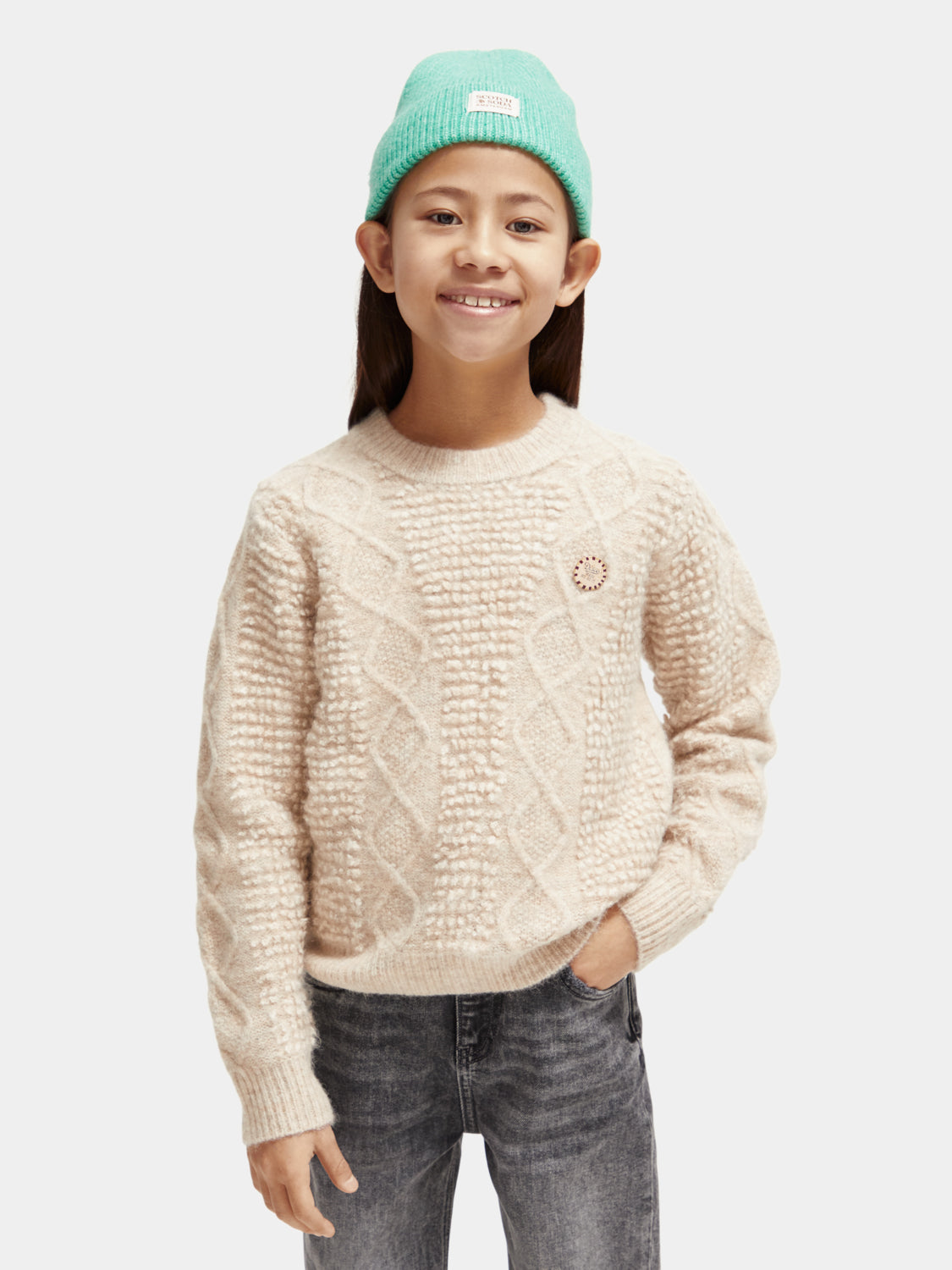 Kids - Cable knit pullover - Scotch & Soda AU