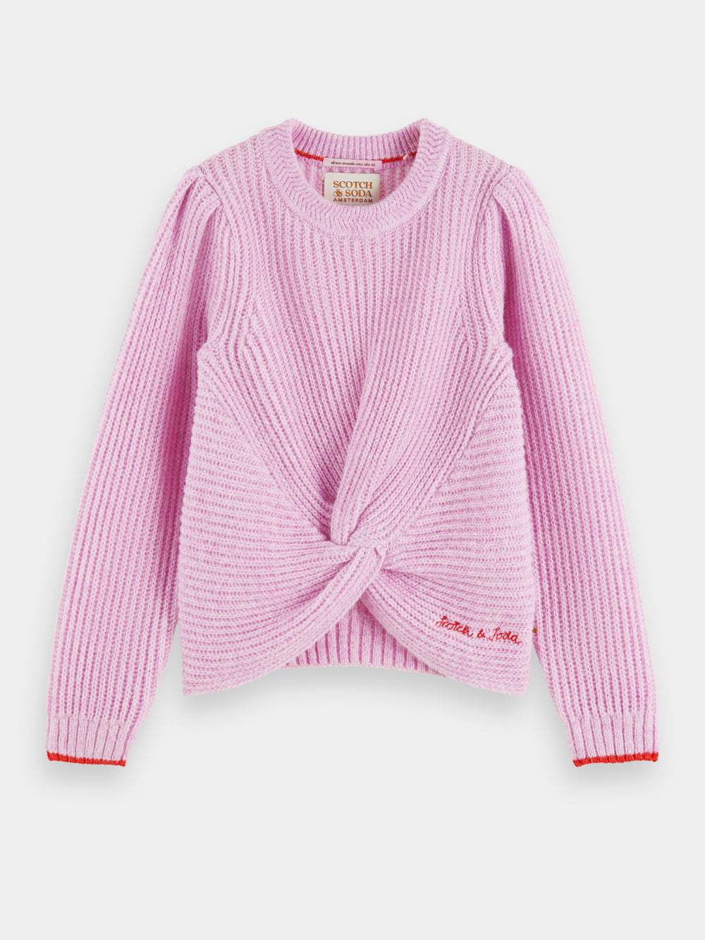 Kids - Relaxed-fit knotted sweater - Scotch & Soda AU