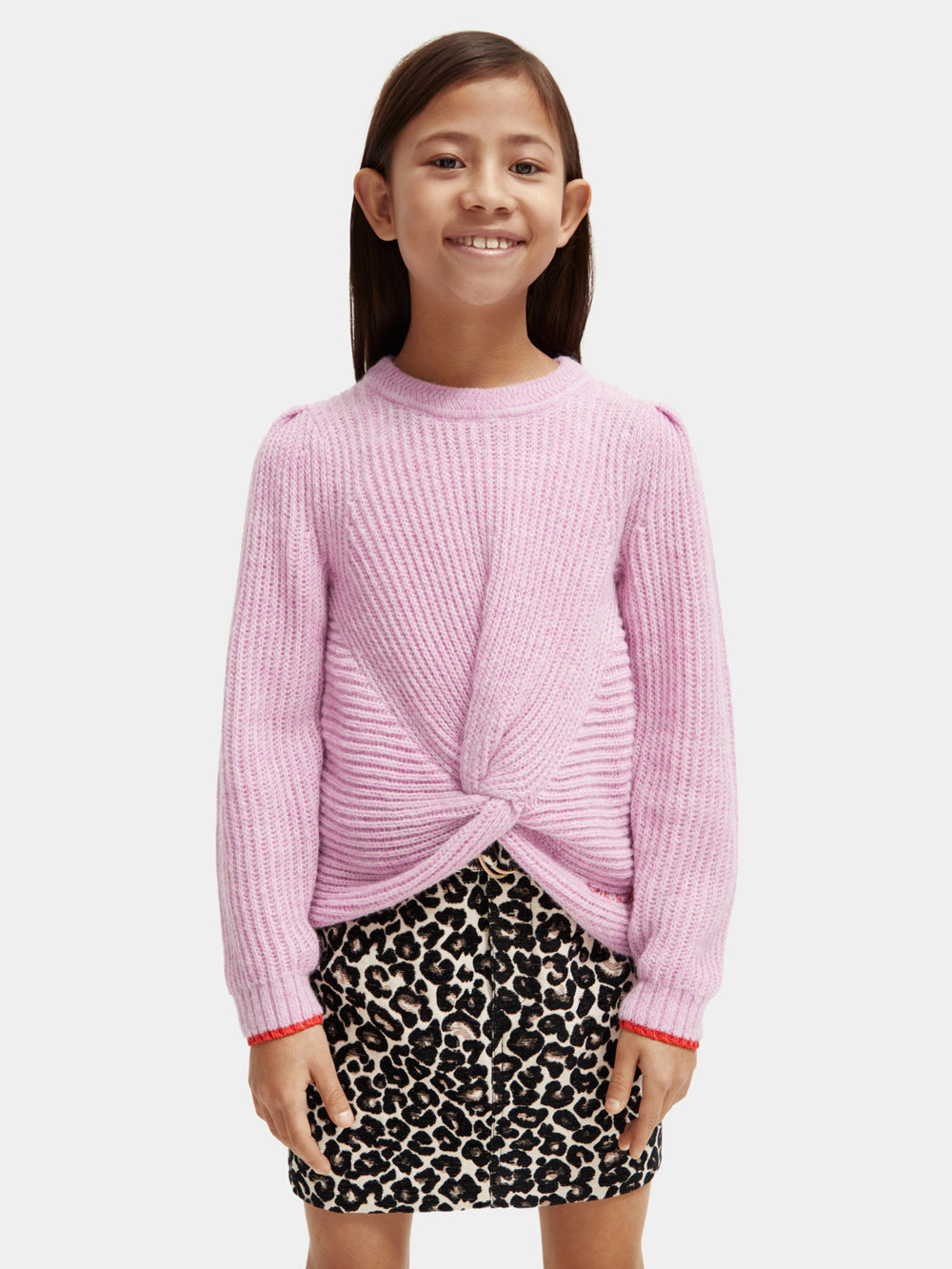 Kids - Relaxed-fit knotted sweater - Scotch & Soda AU