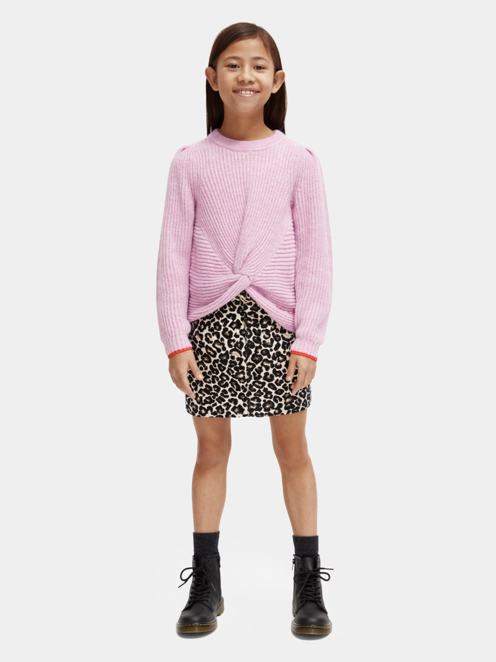 Kids - Relaxed-fit knotted sweater - Scotch & Soda AU