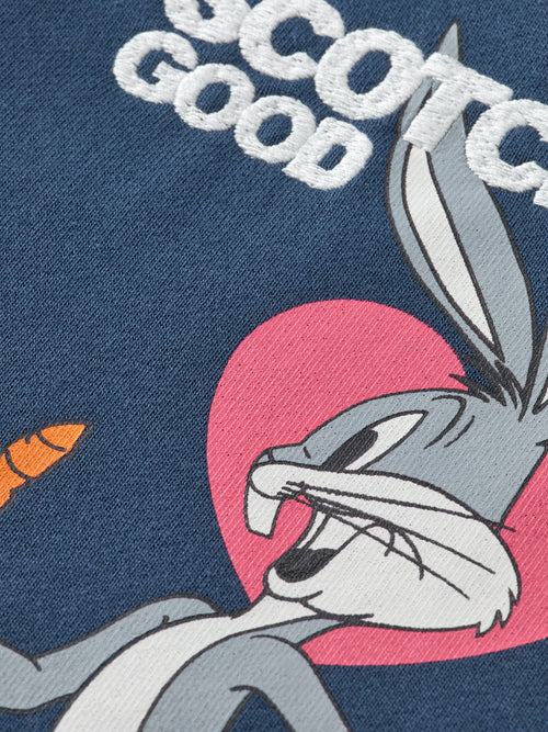 Looney Tunes x Scotch & Soda embroidered artwork mini sweat dress - Scotch & Soda AU