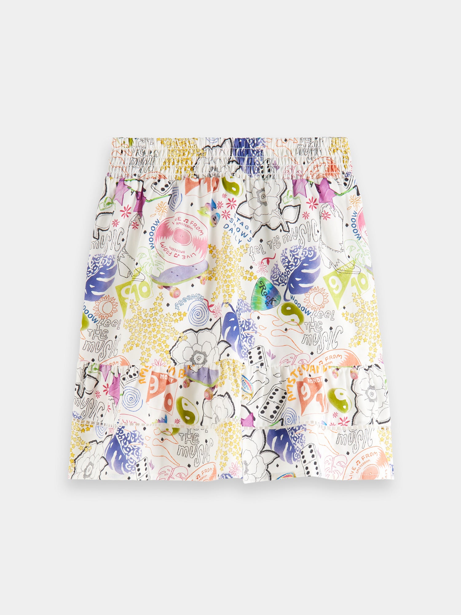 Kids - Printed mini skirt