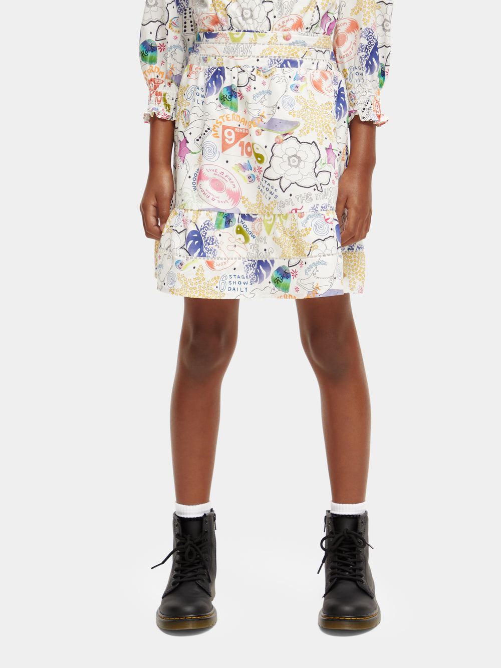 Printed mini skirt - Scotch & Soda AU