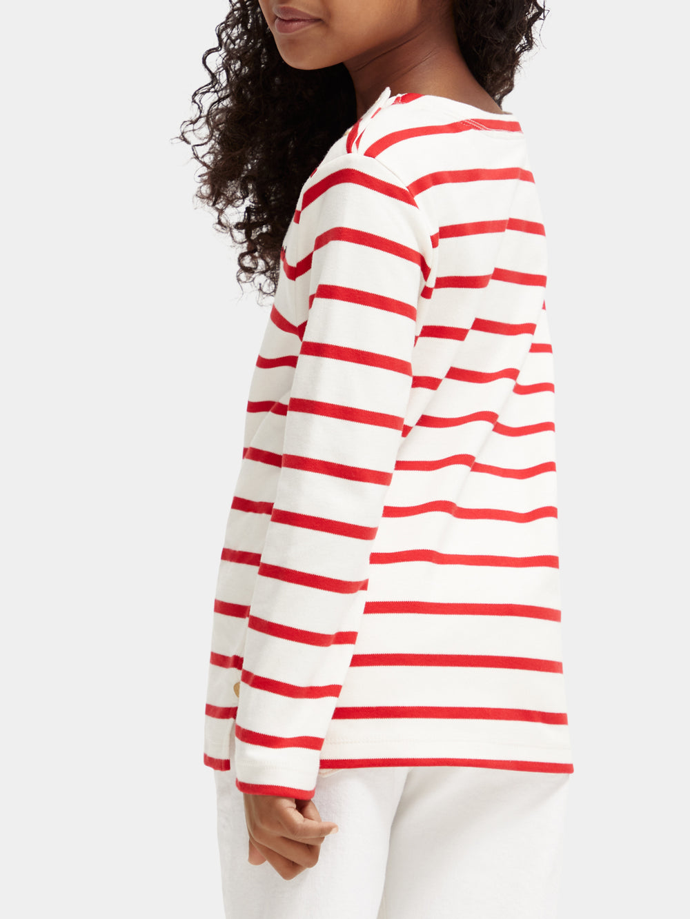 Striped yarn-dyed long sleeved t-shirt - Scotch & Soda AU