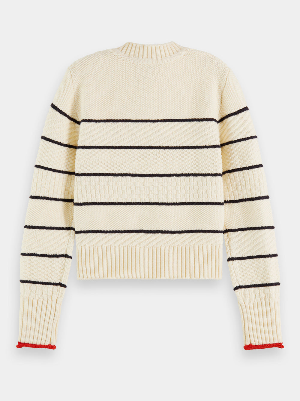 Organic cotton shoulder-button sweater - Scotch & Soda AU