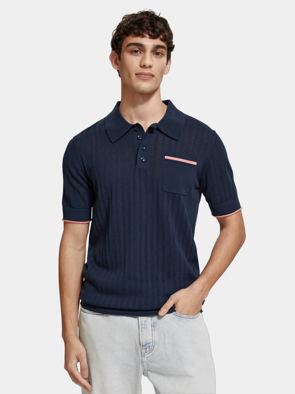 Openwork polo shirt - Scotch & Soda AU