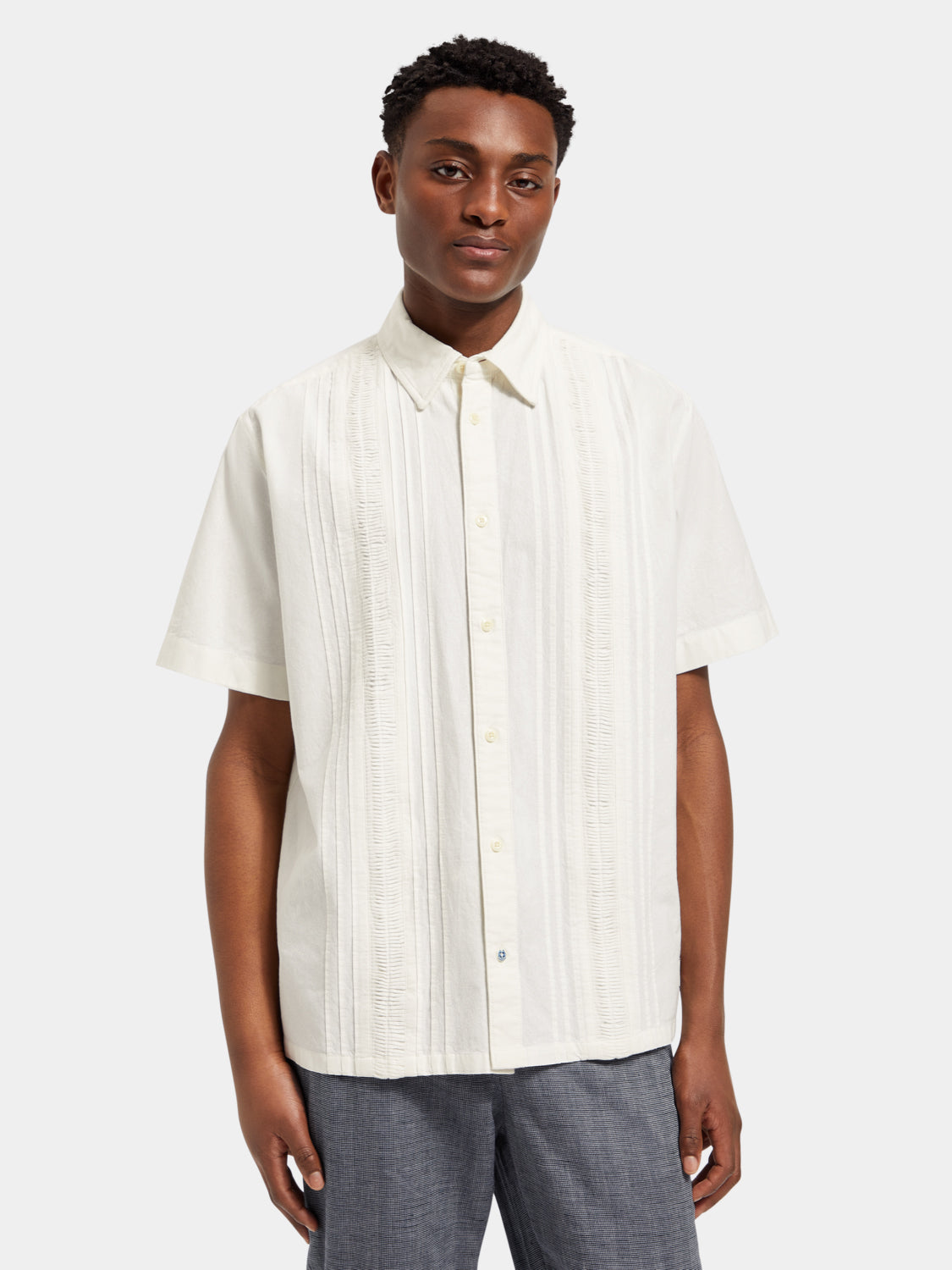 Cotton short sleeved shirt - Scotch & Soda AU