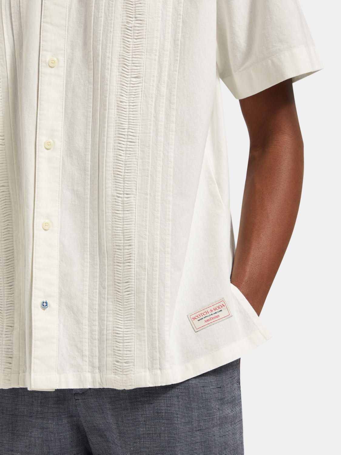 Cotton short sleeved shirt - Scotch & Soda AU