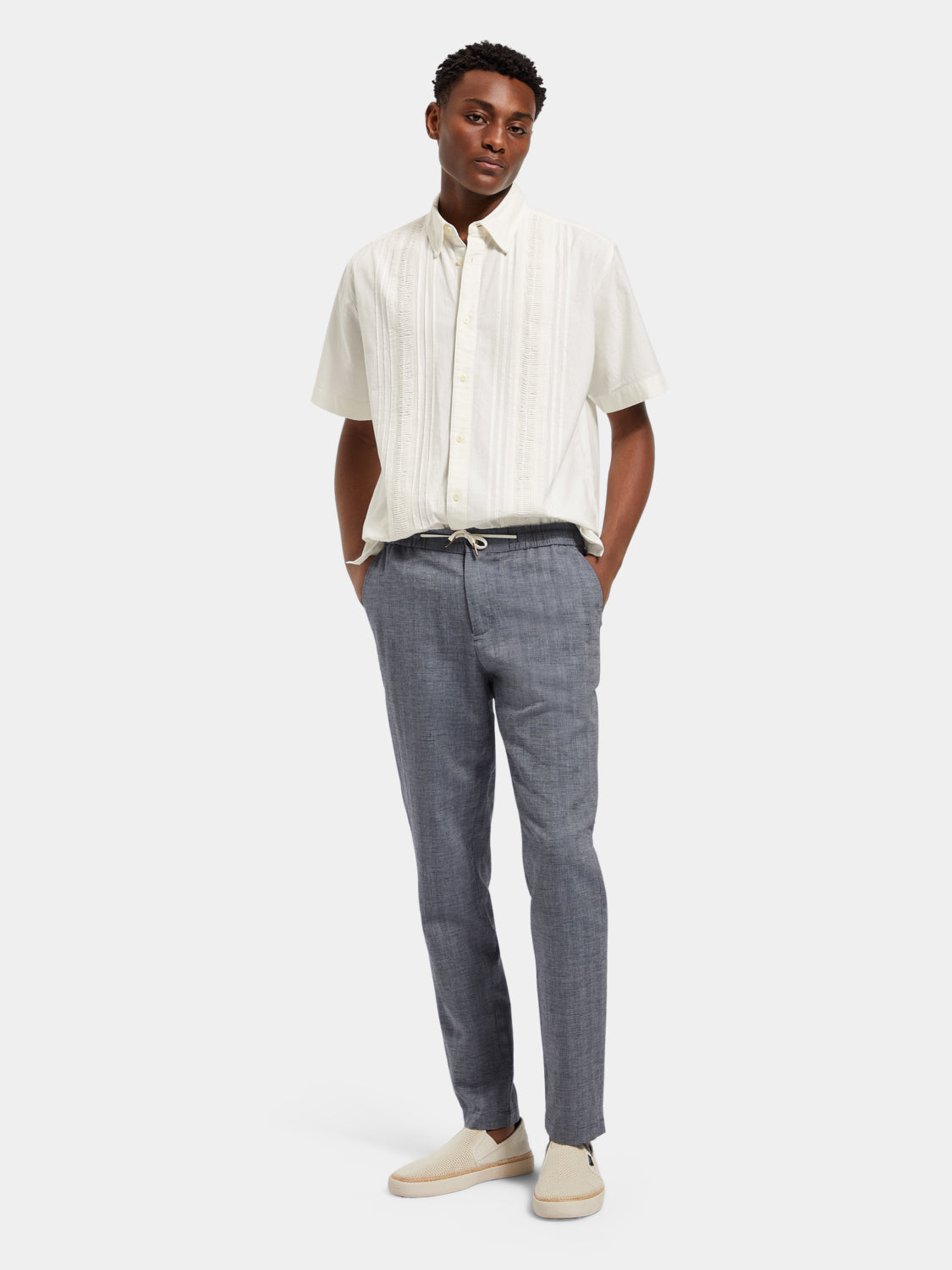 Cotton short sleeved shirt - Scotch & Soda AU