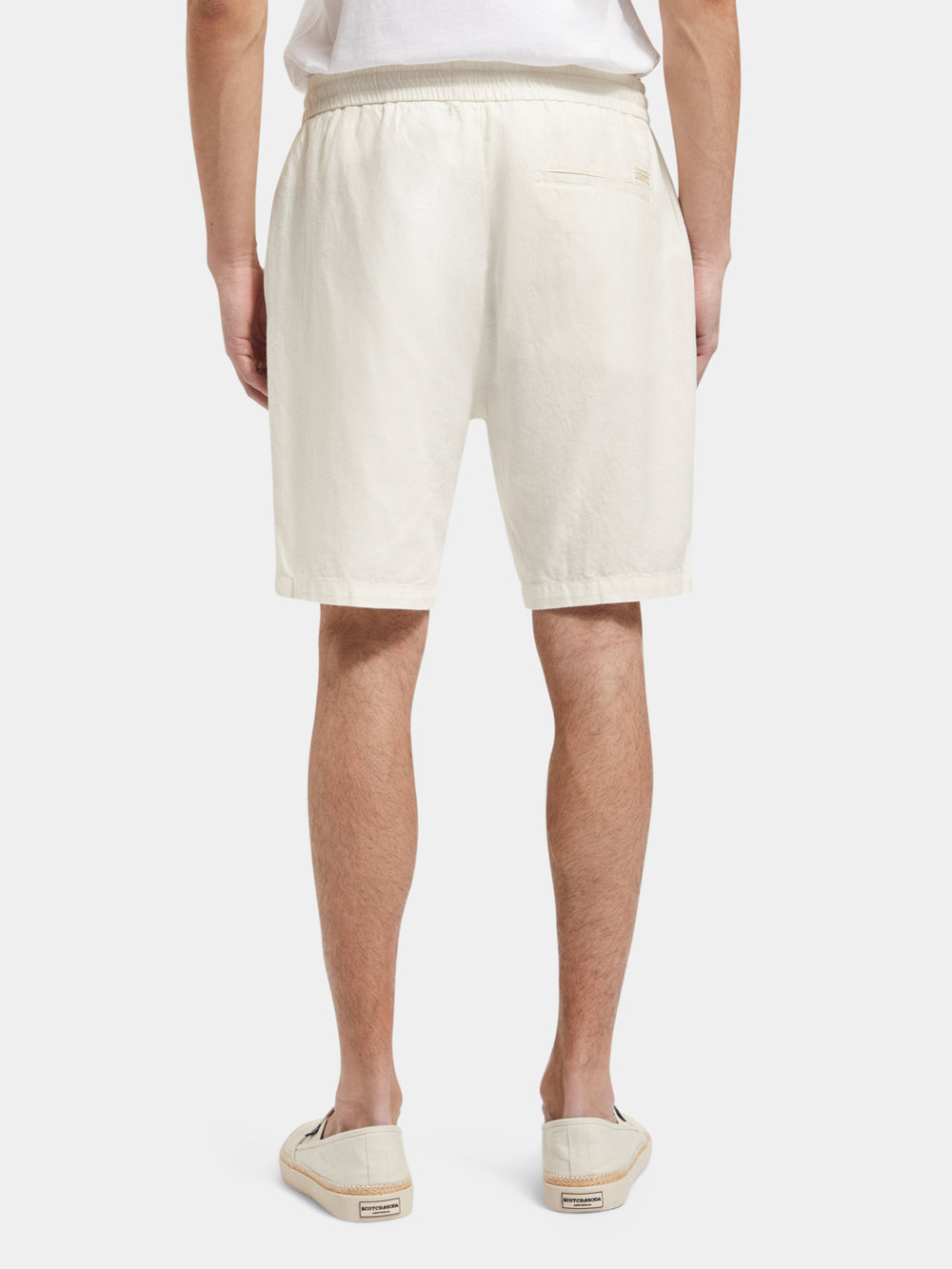 Fave cotton-linen shorts