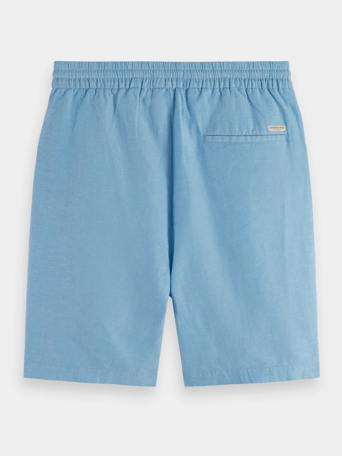 Fave cotton-linen twill shorts - Scotch & Soda AU