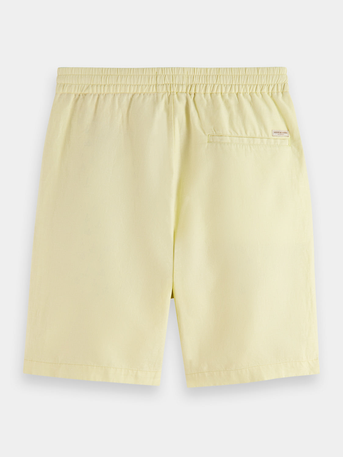 Fave cotton-linen twill shorts - Scotch & Soda AU