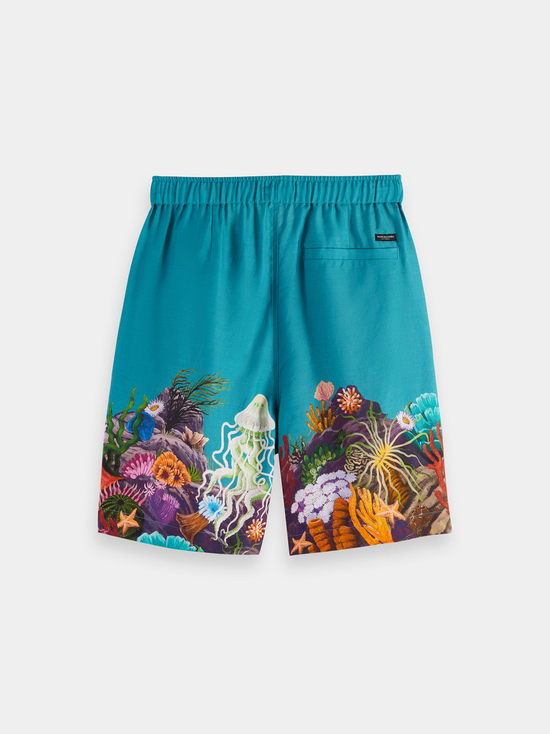 Placement print shorts