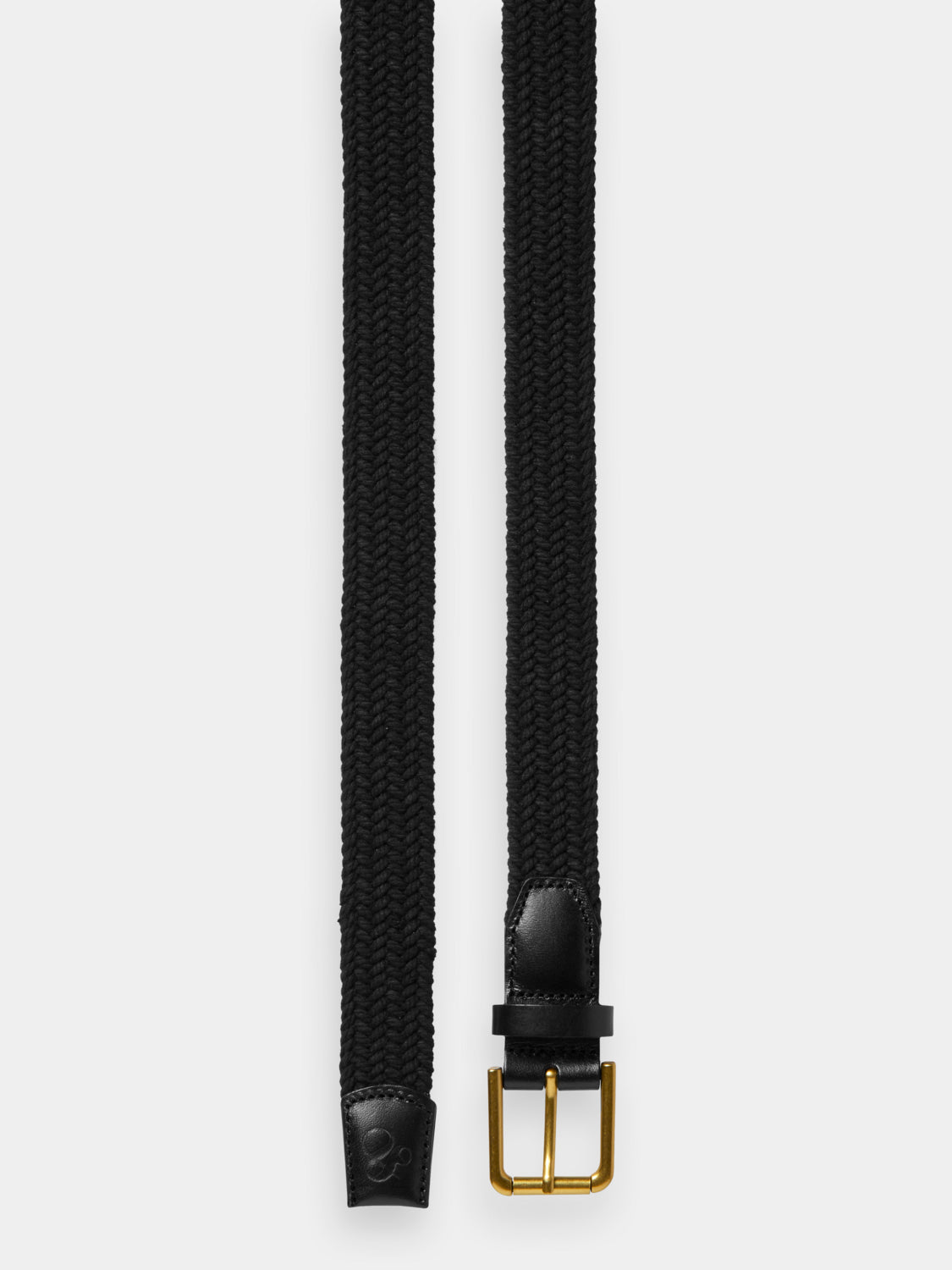 Leather trimmed canvas cord belt - Scotch & Soda AU